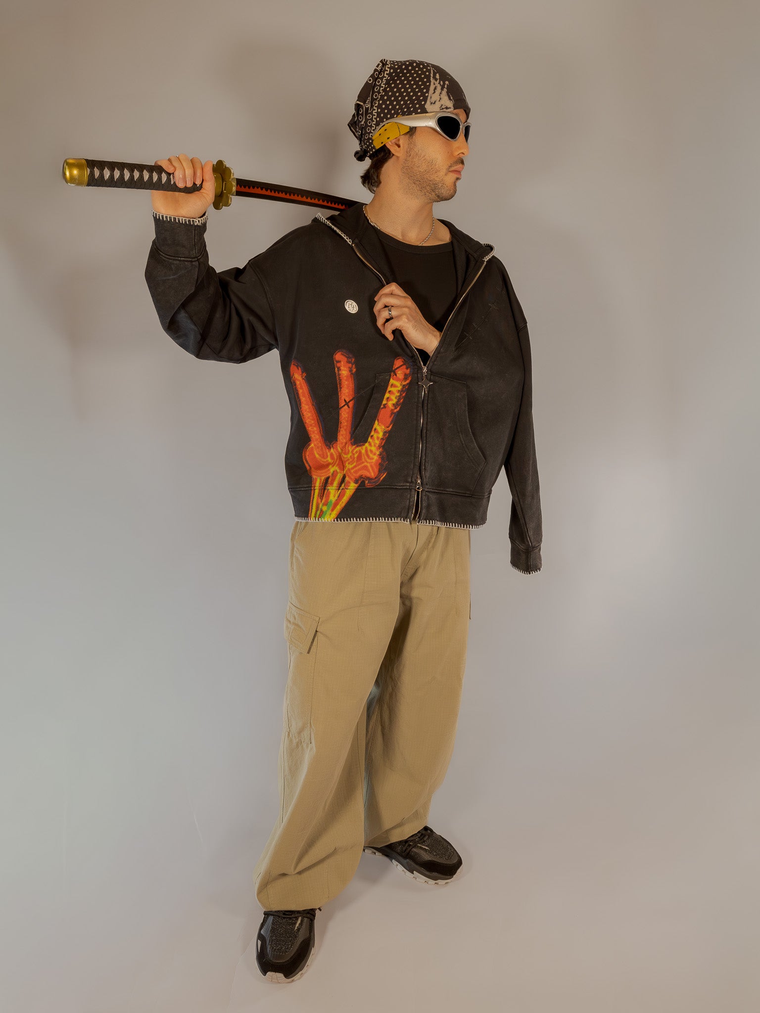 Thermal 3 Swords Hoodie
