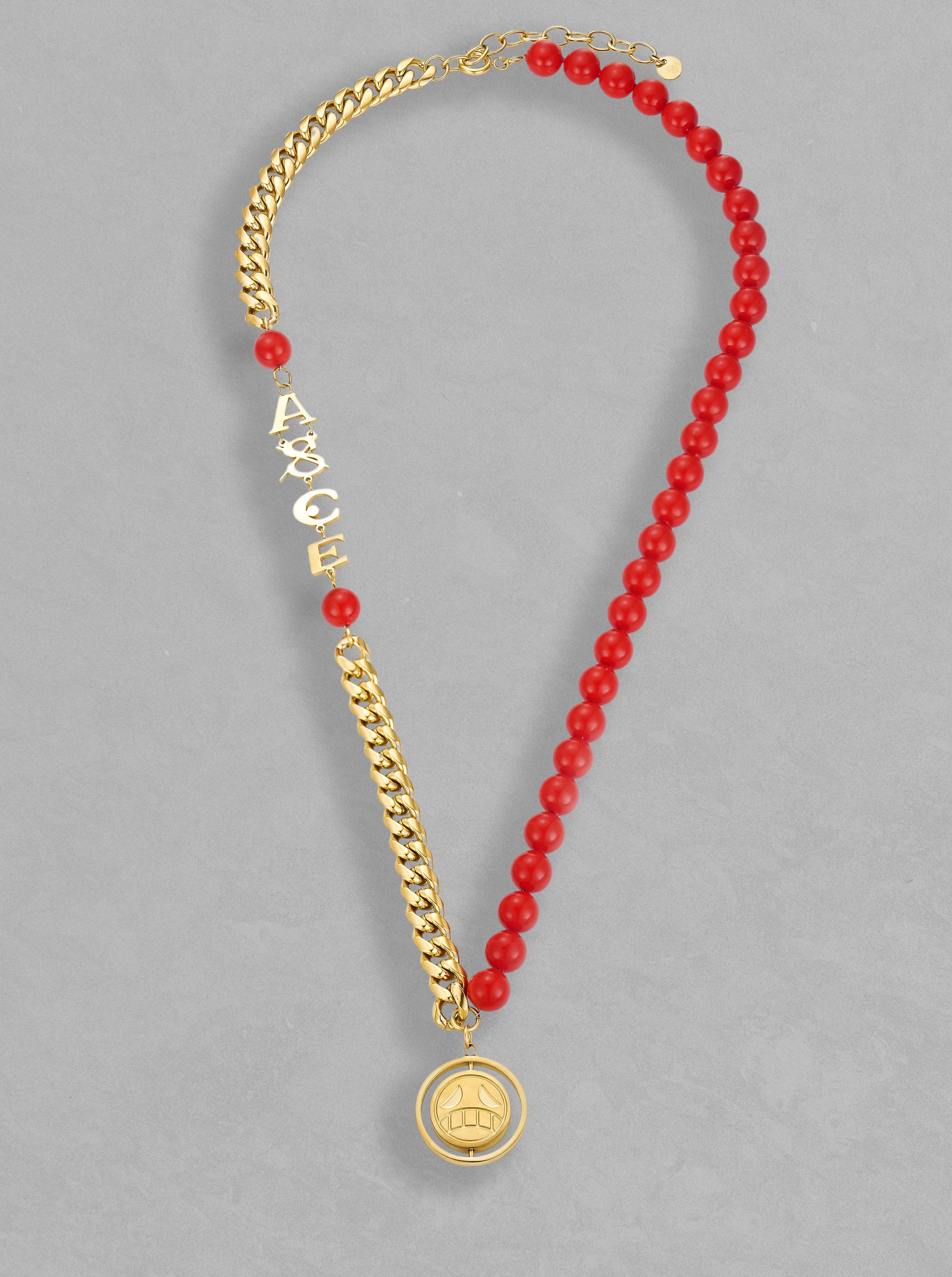 Spade-Necklace-Gold-Red-Far-