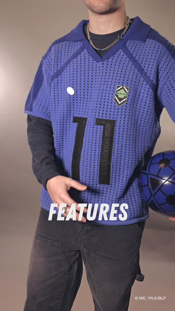 Egoist Knit Jersey - Blue Lock Officially Licensed Merch