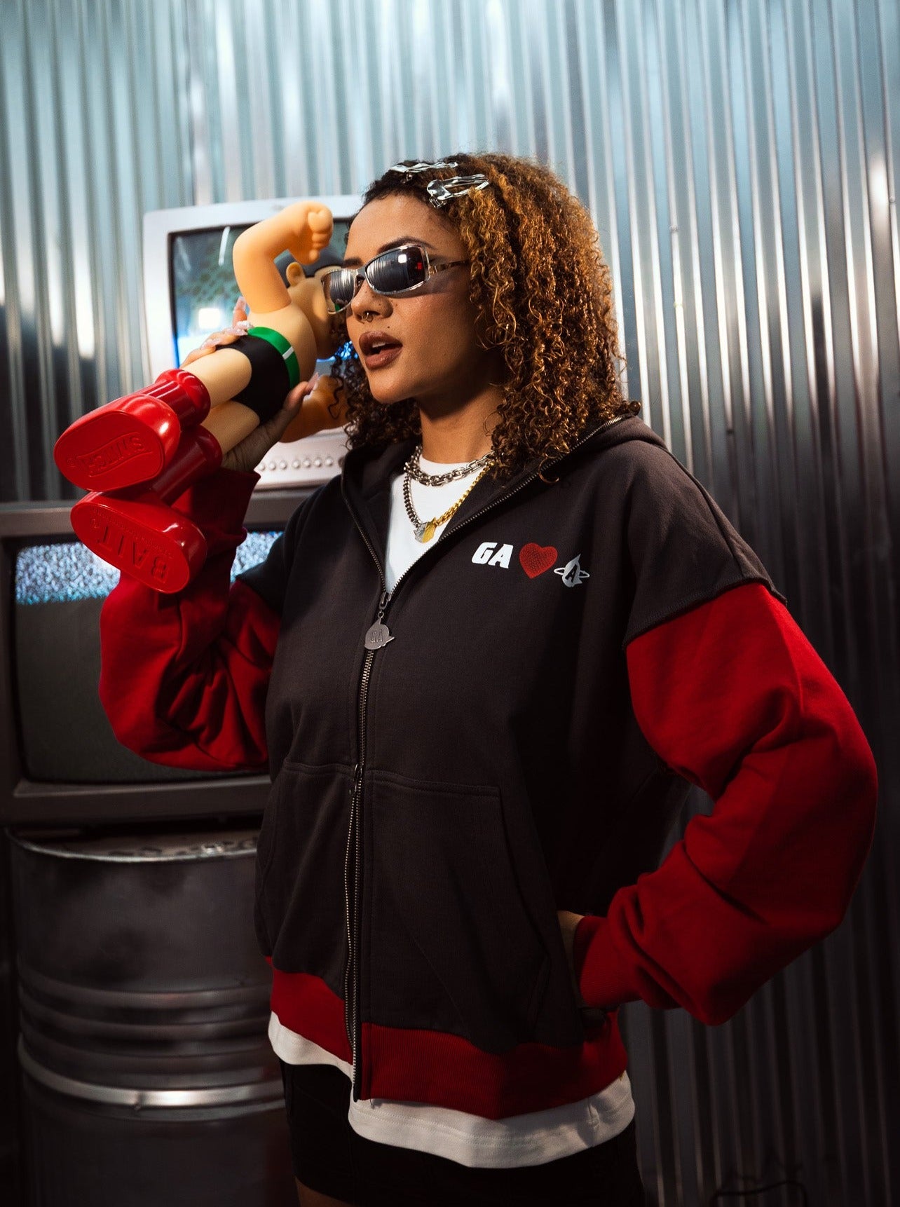 Astro Boy X-Ray Full-Zip Hoodie With Crying Astro Eyes