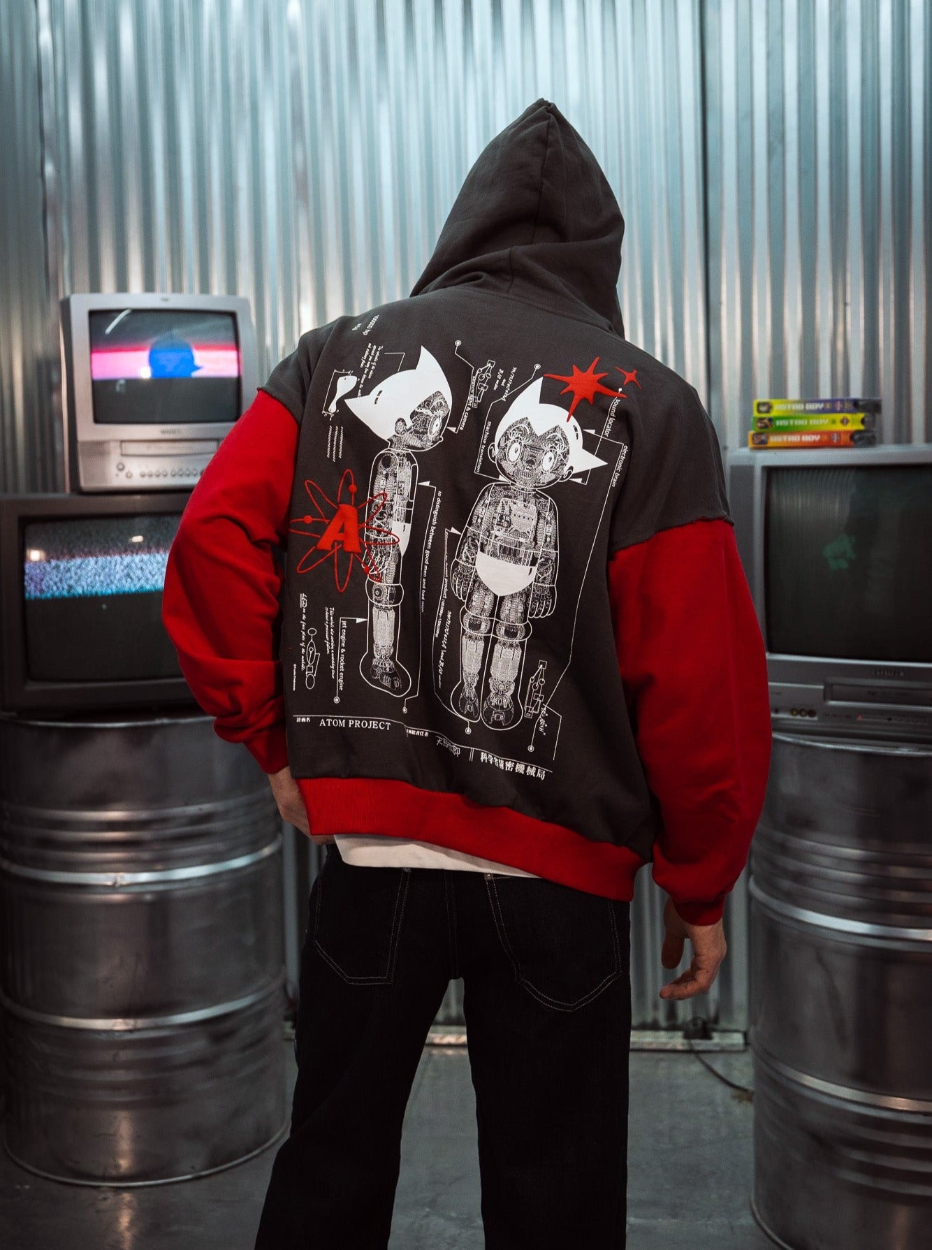 Astro Boy X-Ray Full-Zip Hoodie With Crying Astro Eyes