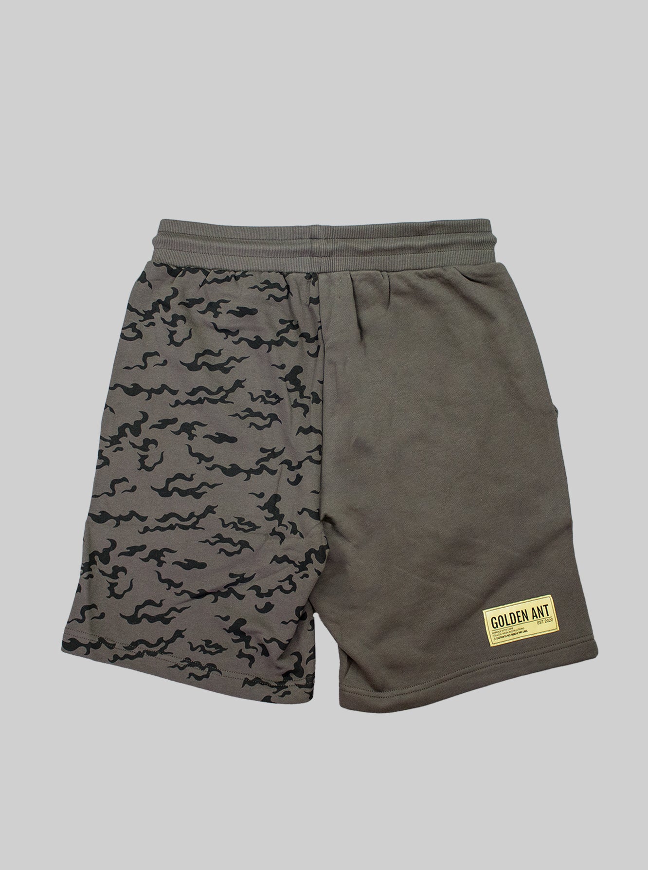 Naruto Sasuke Curse Mark Shorts Streetwear Fashion Anime Cosplay Grey